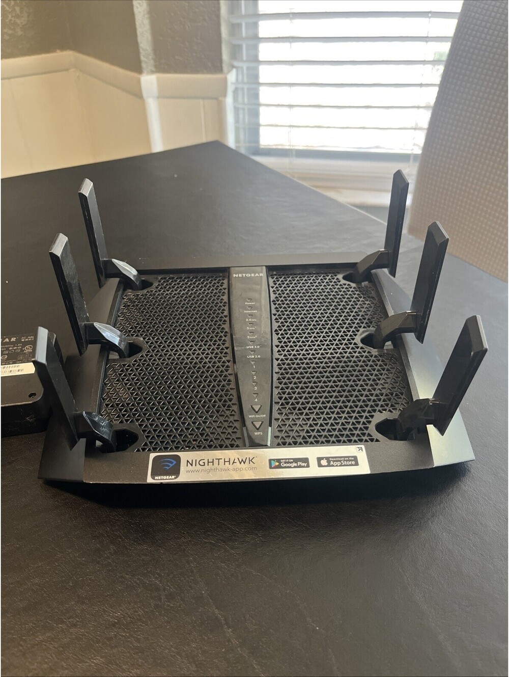 NETGEAR Nighthawk X6 Ac3200 Tri-Band WiFi Router Model R8000 - Power Tested